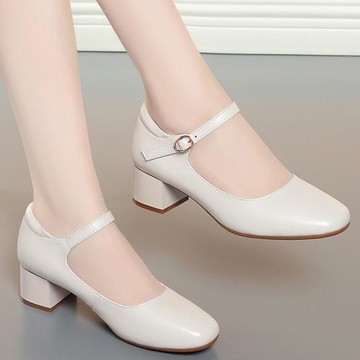 爆款小碼女鞋31 32 33中跟軟皮夏季2025新款英倫風34碼春秋單鞋女