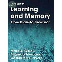 【華通書坊】Learning and Memory 3/e Myers 9781319154059