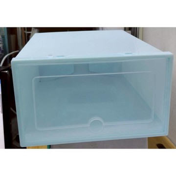 DIY組裝掀蓋式鞋盒 翻蓋男款翻蓋抽屜鞋盒 收納盒 抽屜收納櫃 透明鞋盒