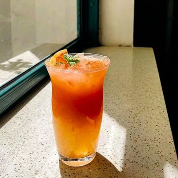 復古冰美式拿鐵咖啡杯小眾ins高腳玻璃杯冷飲特調果汁杯雞尾酒杯