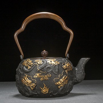 純手工鑄鐵壺日本進口南部鐵壺電陶爐煮茶器泡茶壺煮茶燒水壺家用