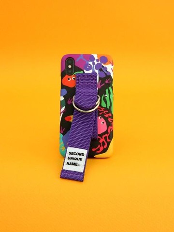 Sun Case Graphic Fruit Black Purple- Belt