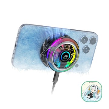 Black Shark Magnetic Phone Cooler 6 Pro 磁吸式手機散熱器 35W 智慧顯示器 RGB燈效 APP控制款