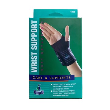 [佑全保健藥妝]OPPO.XL-4288(黑)手腕關節固定護