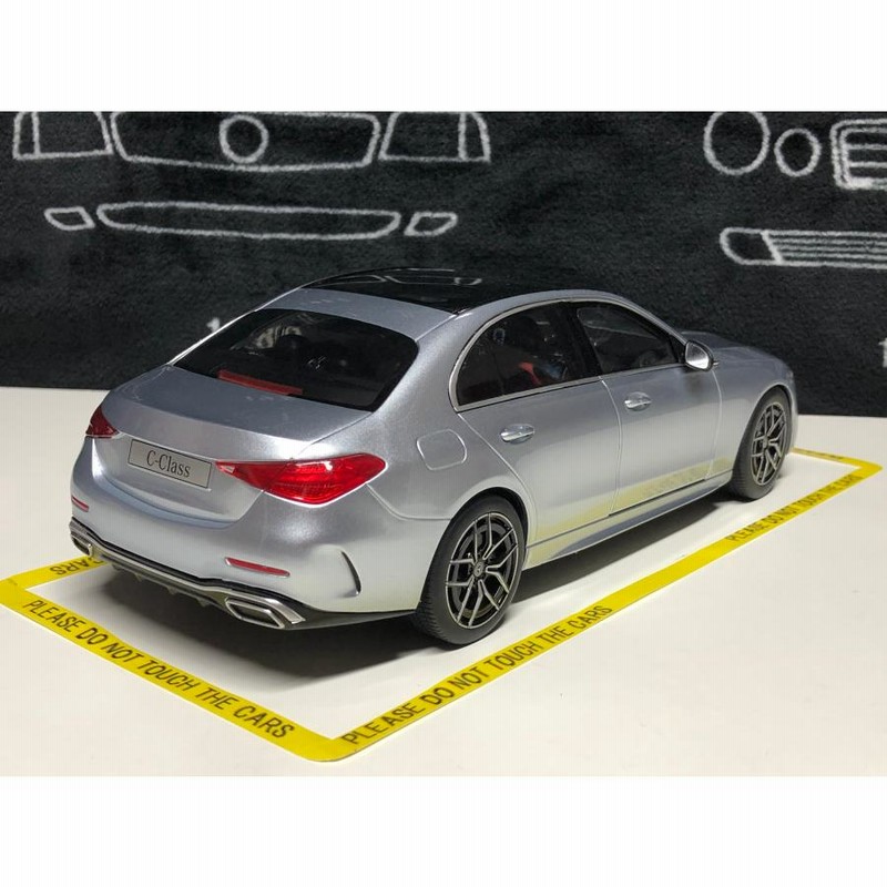 NZG 1/18 Mercedes Benz C class (W206) 2021 high-tech silver