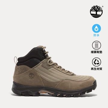 男款米色Mt. Maddsen防水中筒健行鞋|A6CH5EMI