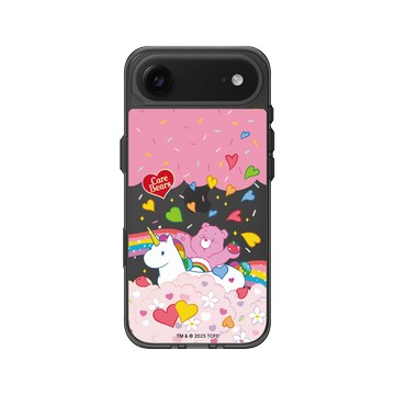 iPhone Air Clear (相機按鈕) 酷墨灰 - Care Bears - 熊與獨角獸