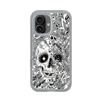 iPhone 17 AirX 流變灰 - Ted Leonid Melendres - Rebirth Skull 重生的骷髏