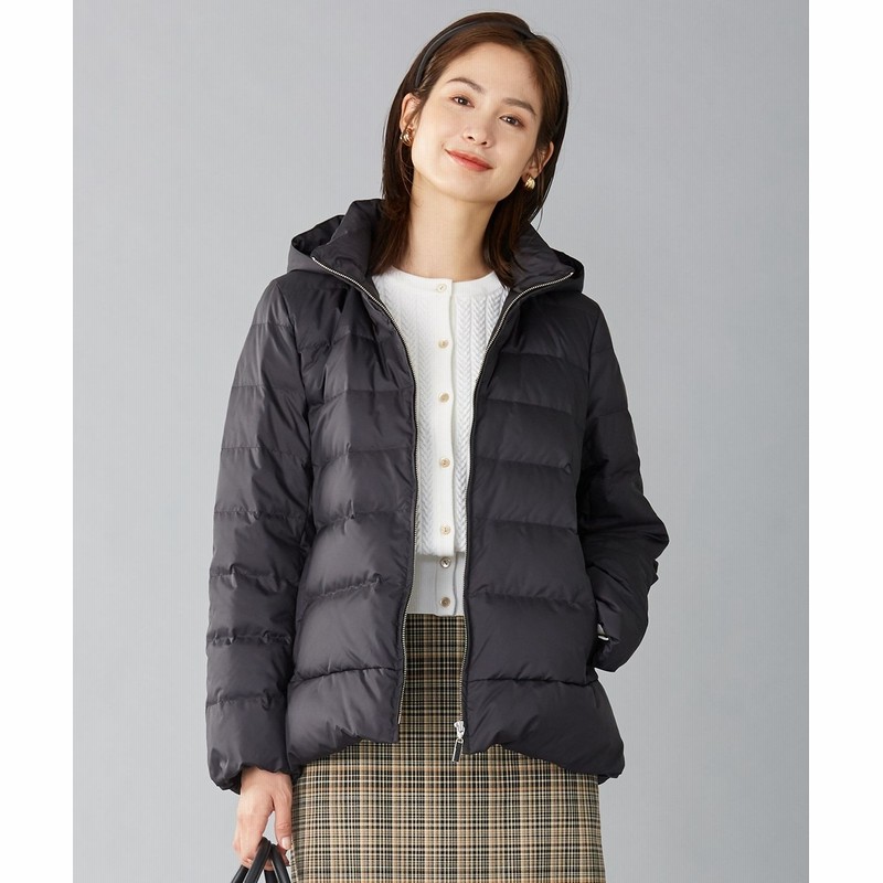 組曲 L ジャケット アウター タフタダウンショート コート ブラック レディース 通販 Lineポイント最大get Lineショッピング