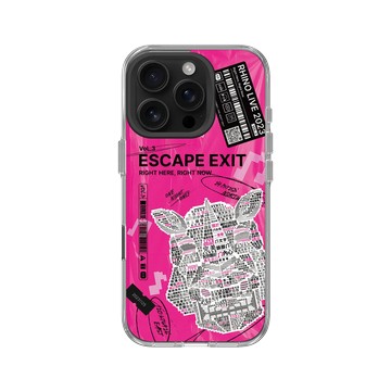 iPhone 16 Pro Clear Case（相機按鈕） 透明 - RHINO LIVE - 第 3 輯：逃生出口