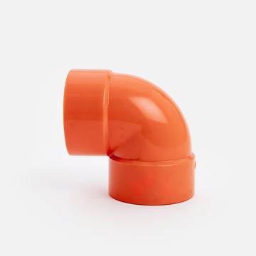 南亞橘 PVC 薄L 90度 (3")