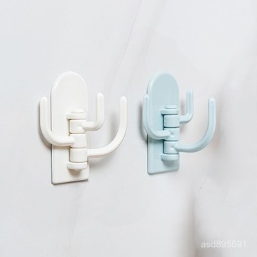 臺灣🚍8H出🉑掛鈎強力粘膠墻壁貼墻上無痕掛架免打孔粘貼粘鈎門後可旋轉收納鈎 AVOD