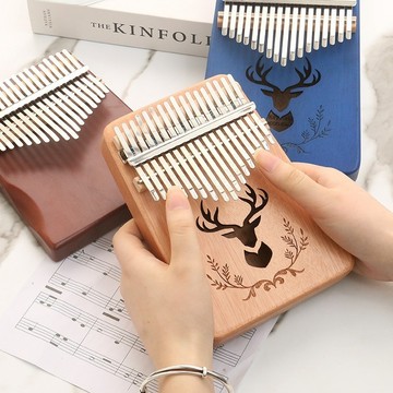 無用良品 麋鹿款卡林巴琴 拇指琴 拇指琴 Kalimba 卡林巴琴 簡單 入門樂器 交換禮物 生日禮物 上課無聊小玩具
