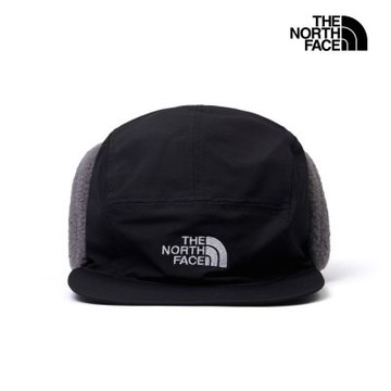【The North Face 官方旗艦】北面男女款黑色DWR防潑水運動帽｜8CHUWOO