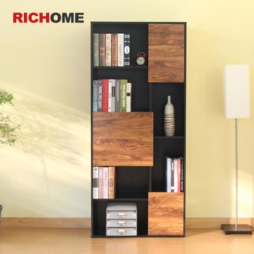 【RICHOME】科隆時尚三門書櫃