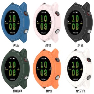 適用佳明Garmin Forerunner255手表保護殼255music鎧甲鏤空保護殼