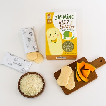 泰國【Apple Monkey】愛啵寶寶 茉莉香米 南瓜餅(30g)