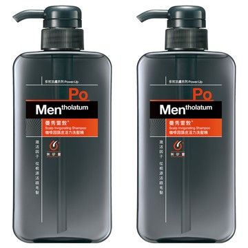 MENTHOLATUM 曼秀雷敦 男士咖啡因頭皮活力洗髮精  550ml  2瓶