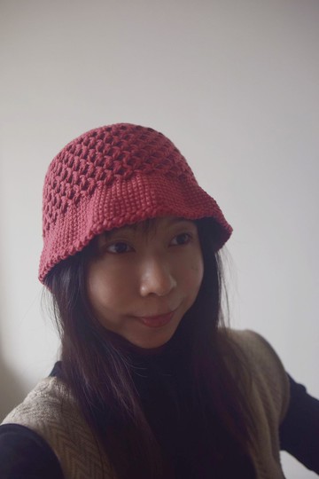 手工編織毛帽 • 紅 |手作|毛線|鉤針| 其他尺寸可訂製