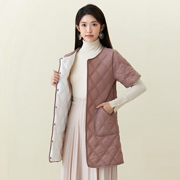 【巴黎精品】現貨+預購 鋪棉外套休閒夾克-中長款短袖加絨保暖女外套4色a1hp32