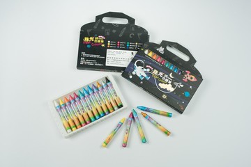 蜡藝  J-12P 珠光蠟筆(12色)