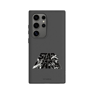 Galaxy S24 Ultra SolidSuit 黑 - 迪士尼-星際大戰 Star Wars - Spaceship Logo-經典