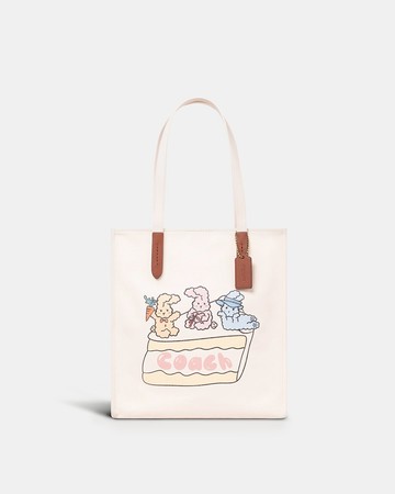 COACH X 馳夢世代 Bunny Dreamscape 帆布托特袋