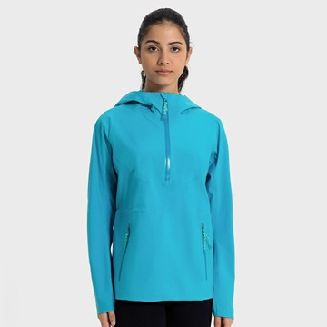 【巴黎精品】現貨+預購 運動外套防風外套運動上衣防曬外套休閒女裝-連帽套頭防水戶外女外套3色a1dz13