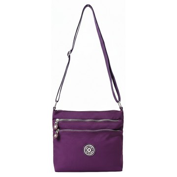 Lulubag 女用 茱蒂絲 輕便收納佳斜背包 + 配件  28 x 19 x 11cm  紫色