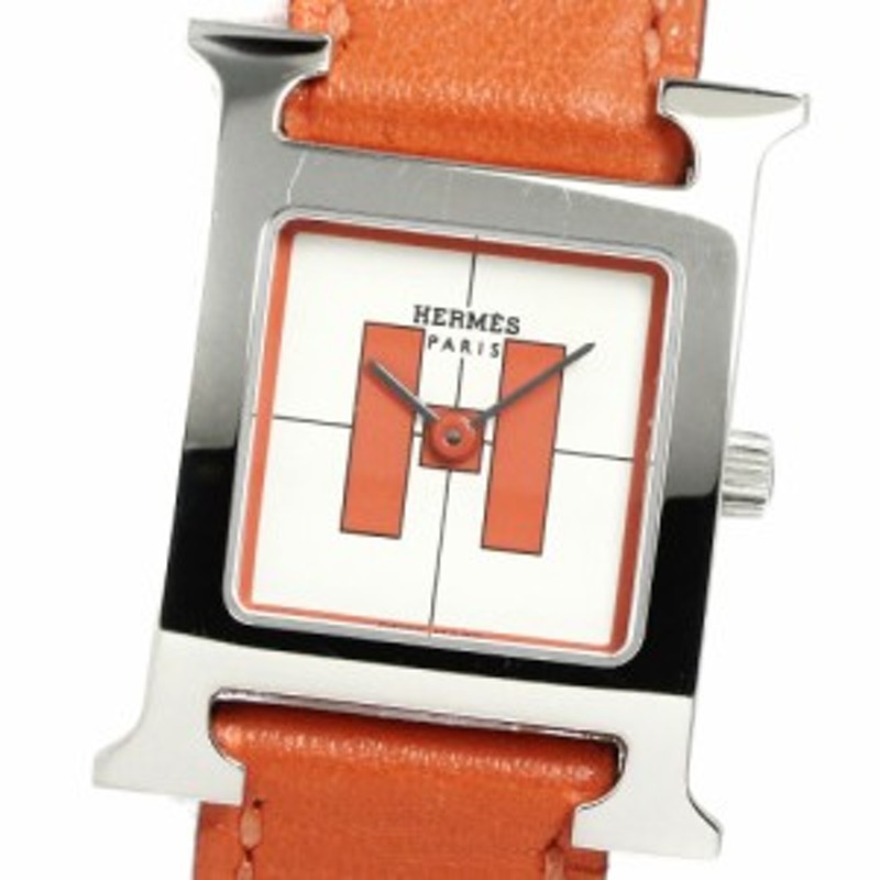 エルメス HERMES HH1.210 Hウォッチ クォーツ レディース 良品 _761959