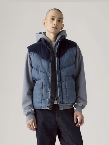 羽絨背心 /  西部牛仔造型 人氣新品