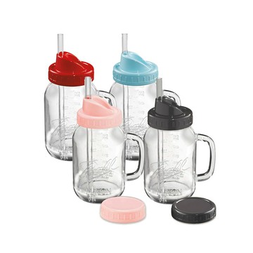 Oster Ball Mason Jar 隨鮮瓶果汁機替杯 曜石灰、玫瑰金/個 BLSTMV【APP滿額下單10%點數(單一帳號最高5000點)】1/31止