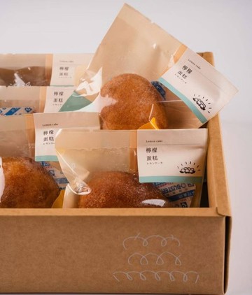 檸檬蛋糕禮盒-蛋奶素