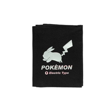 【Pokemon】 寶可夢對折短夾-黑色PK00C05BK