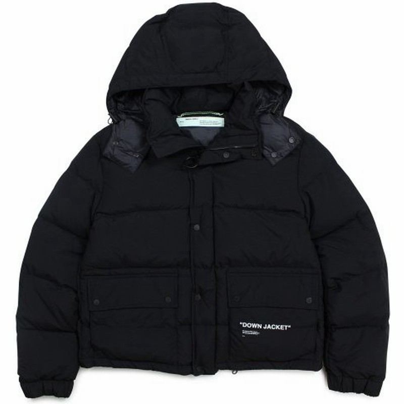 Off White オフホワイト ジャケット メンズ ダウンジャケット Down Jacket ブラック Omed005 通販 Lineポイント最大0 5 Get Lineショッピング