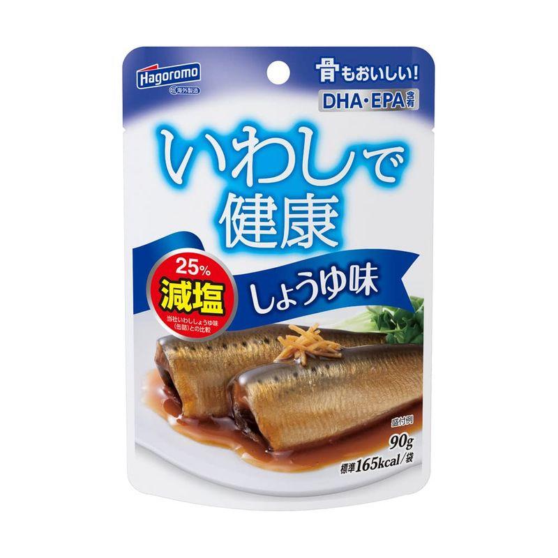 はごろも いわしで健康 しょうゆ味 (パウチ) 90g (1572)×12個