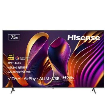 【Hisense】75吋 4K量子點 智慧聯網液晶顯示器《75Q7N》(含桌上型安裝)