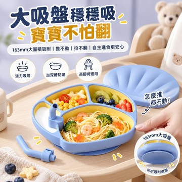【限時免運🥰】水果分格餐盤 吃飯訓練碗 隔熱分格餐盤 吸盤分隔餐盤 吸盤餐盤 副食品餐盤 兒童餐盤 外出餐盤 寶寶餐具