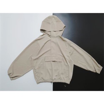 日系街頭小眾cityboy潮牌寬松廓形連帽衫anorak套頭垂感薄款衛衣