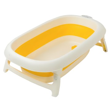 PiYOPiYO 黃色小鴨 折疊浴盆 攜帶式  白色 + 黃色  1個