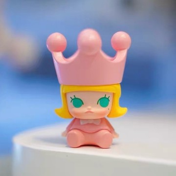 ❰茉莉第一個家❱👑現貨+預購⭐泡泡瑪特萌粒molly粉公主坐姿萌粒 限定粉公主 泡泡萌粒