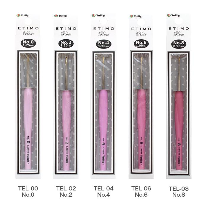 レース針 エティモ Tulip エティモロゼ クッショングリップ付きレース針