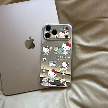 小熊蘋果凱蒂適用蘋果17AIR/16PROMAX手機殼15大視窗14iPhone13套