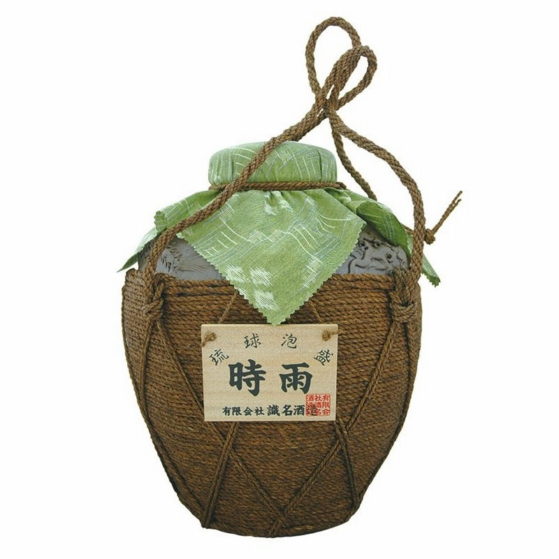 5升焼酎サーバー耳付壺甕カメ（縄なし）蓋を開けなくても飲める