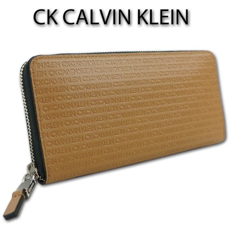 注文割引 カルバンクライン Calvin KLEIN 財布 長財布 オレンジ