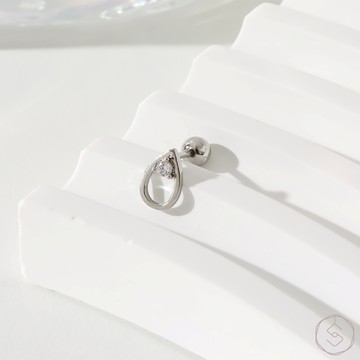 凝光 | 醫療鋼 | 低敏單鎖耳環