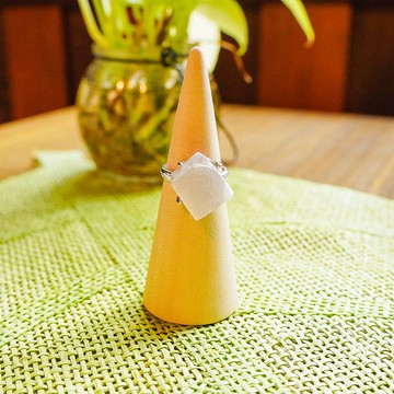 法式軟糖A款 小顆粒晶礦晶簇||天然水晶戒指