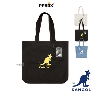 KANGOL 袋鼠 水洗 子母 托特包【60553032】錢包 肩背 大容量包 帆布包 日韓穿搭
