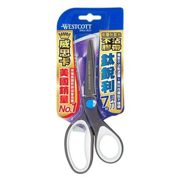 利百代 NO.15884 不沾黏鈦銳利剪刀 7吋（178mm）6支入 /盒【APP滿額下單10%點數(單一帳號最高1000點)】8/31止