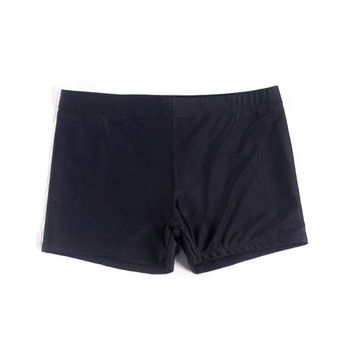 小可折扣  新款游泳短褲保守平角成人四角泳褲系繩男士泳褲女三分